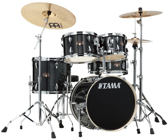 Tama Imperialstar 18'' - 5 FÛts - Hairline Black - Jazz drum kit - Main picture