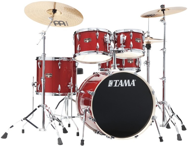 Tama Imperialstar 20'' - Burn Red Mist - Fusion drum kit - Main picture