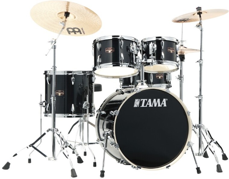 Tama Imperialstar 20'' - 5 FÛts - Hairline Black - Fusion drum kit - Main picture