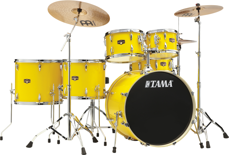 Tama Imperialstar 22'' - 6 FÛts Et + - Electric Yellow - Rock drum kit - Main picture