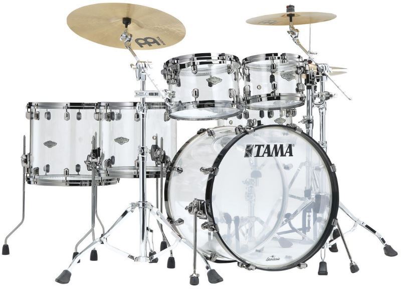 Tama Mba52rzbns-ci Starclassic Mirage 22 - 5 FÛts - Crystal Ice - Standard drum kit - Main picture