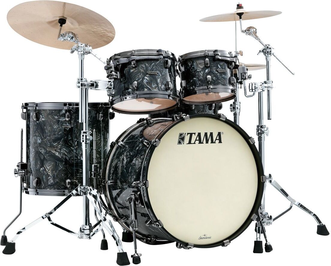 Tama Mr42tzbns-ccl Starclassic Maple 22 - Charcoal Swirl - Standard drum kit - Main picture