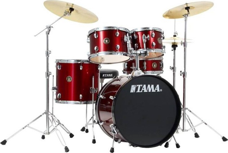 Tama Rm52nfh6wr  Rythm Mate Fusion 22 Sans Cymbales - 5 FÛts - Wine Red - Fusion drum kit - Main picture