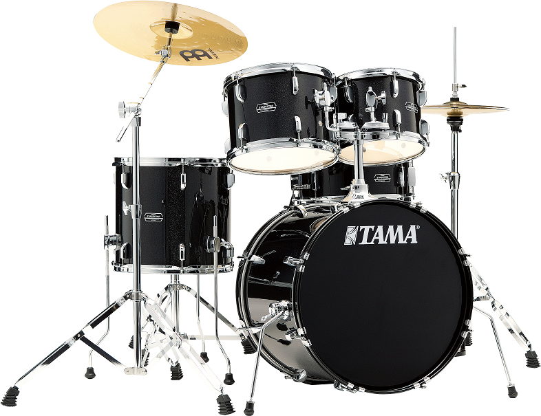 Tama Stagestar St50h5 20 Poplar Kit - Black Night Sparkle - Strage drum-kit - Main picture