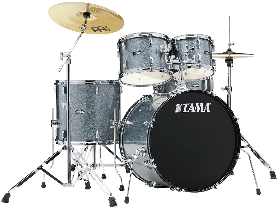 Tama Stagestar St52h5 22 Poplar Kit - Sea Blue Mist - Strage drum-kit - Main picture