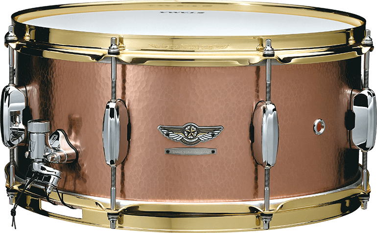 Tama Star Reserve Hand Hammered Brass 5.5x14 Snare Drum - Gold - Snare Drums - Main picture