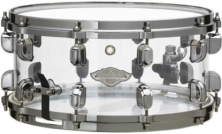 Tama Starclassic Mirage 6.5x14 Snare Drum - Crystal Ice - Snare Drums - Main picture
