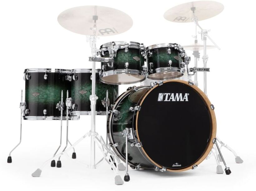 Tama Starclassic Performer 22 - 5 FÛts - Molten Steel Blue Burst - Standard drum kit - Main picture