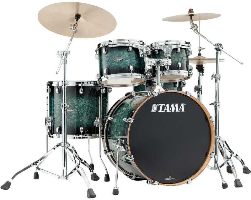 Tama Starclassic Performer 22 4 Futs - 4 FÛts - Molten Steel Blue Burst - Rock drum kit - Main picture