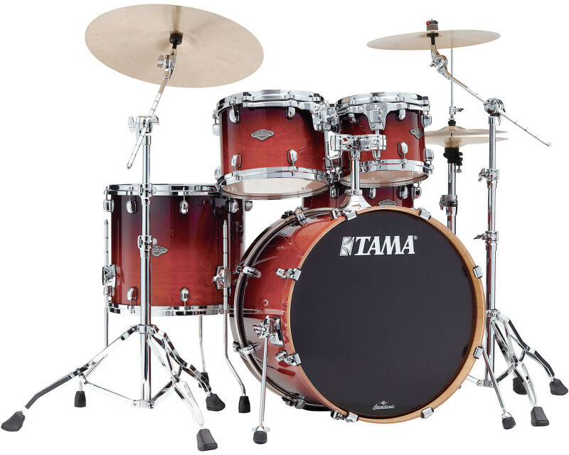 Tama Starclassic Performer 22 4 Futs - Dark Cherry Fade - Rock drum kit - Main picture