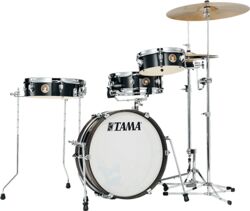 Standard drum kit Tama Club-Jam Pancake Kit - 4 shells - Hairline Black