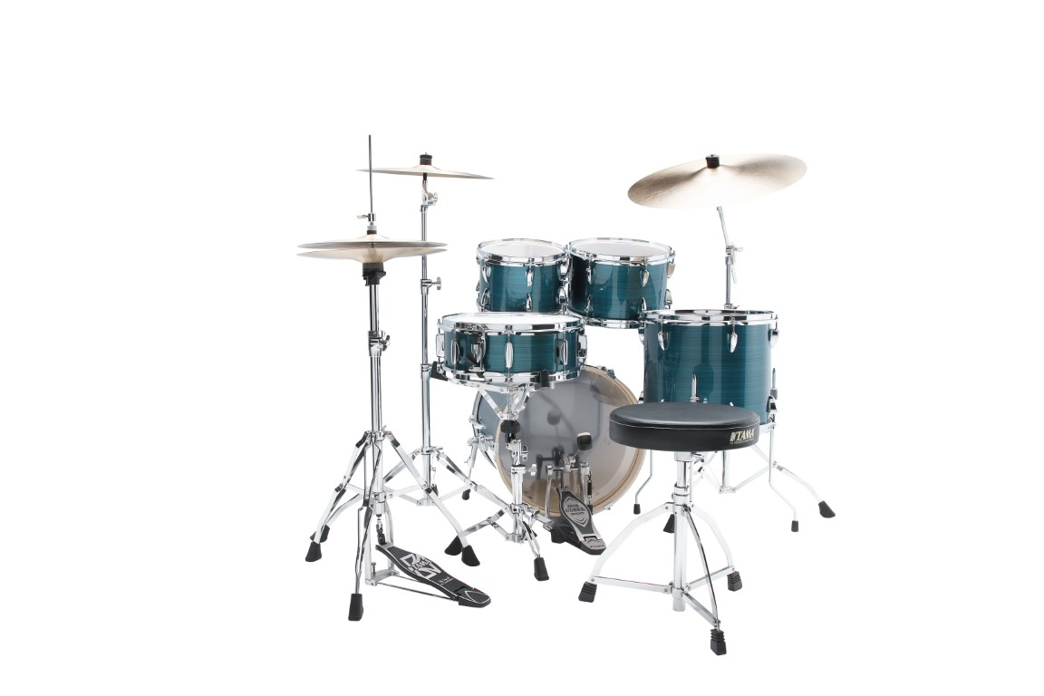 Tama Imperialstar 18'' - 5 FÛts - Hairline Blue - Jazz drum kit - Variation 5