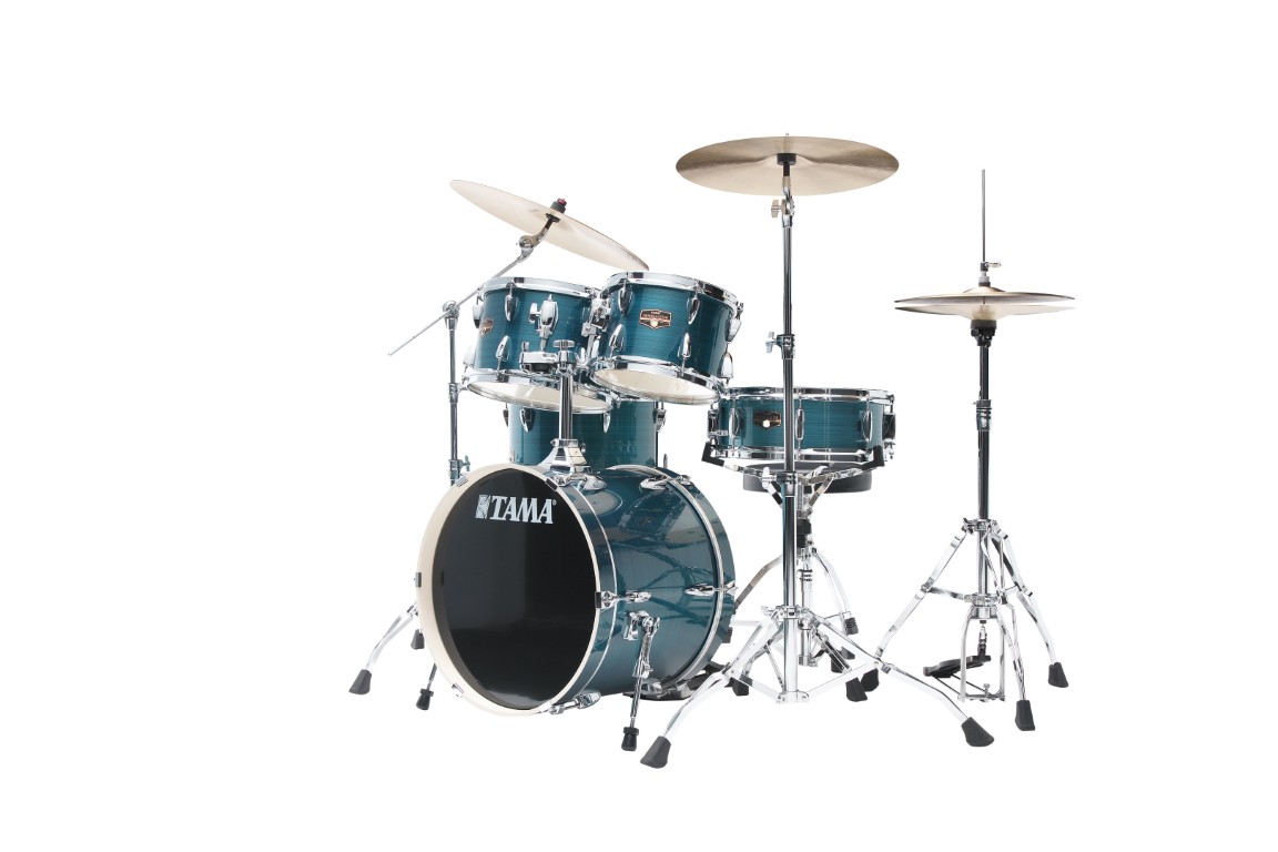 Tama Imperialstar 18'' - 5 FÛts - Hairline Blue - Jazz drum kit - Variation 6