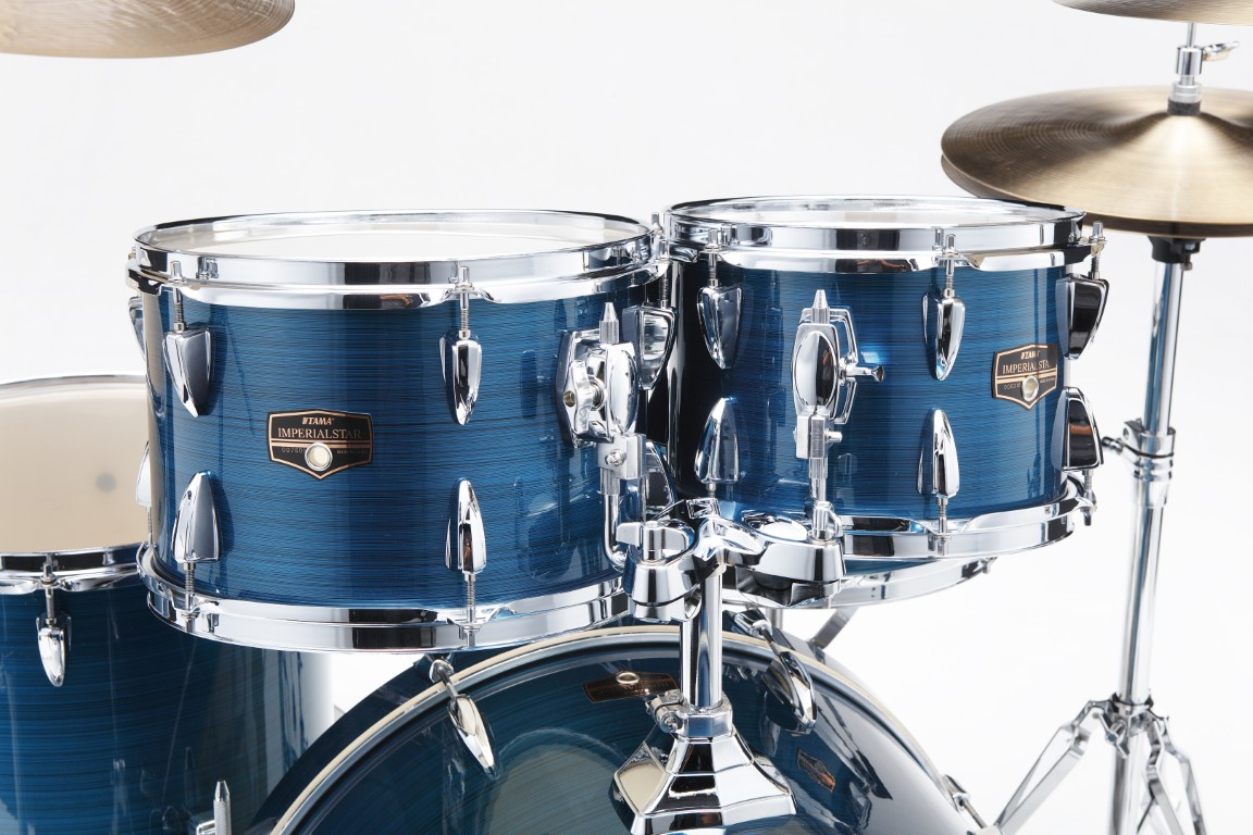 Tama Imperialstar 22'' - 6 FÛts Et + - Hairline Blue - Rock drum kit - Variation 1