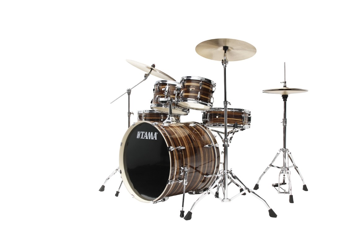 Tama Imperialstar 22'' - 6 FÛts Et + - Coffee Teak Wrap - Rock drum kit - Variation 2