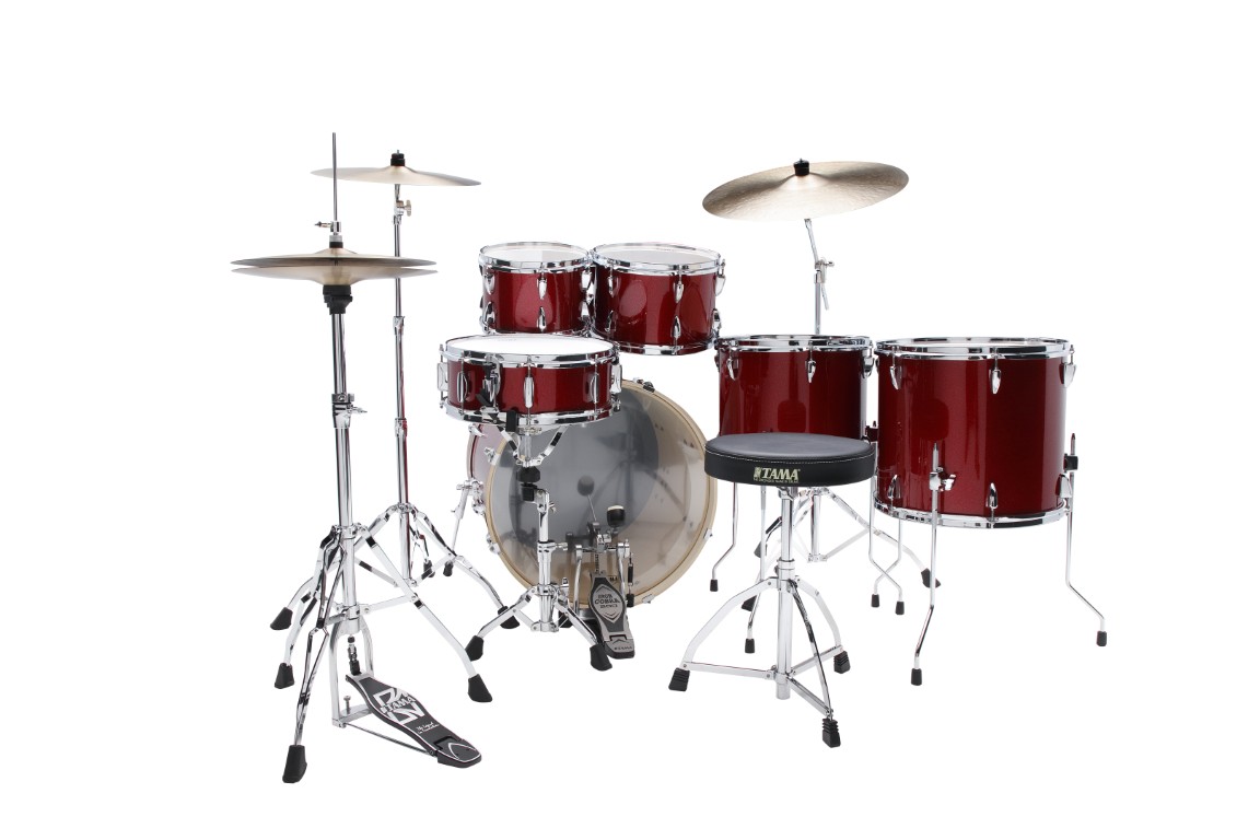 Tama Imperialstar 22'' - 6 FÛts Et + - Burnt Red Mist - Rock drum kit - Variation 5