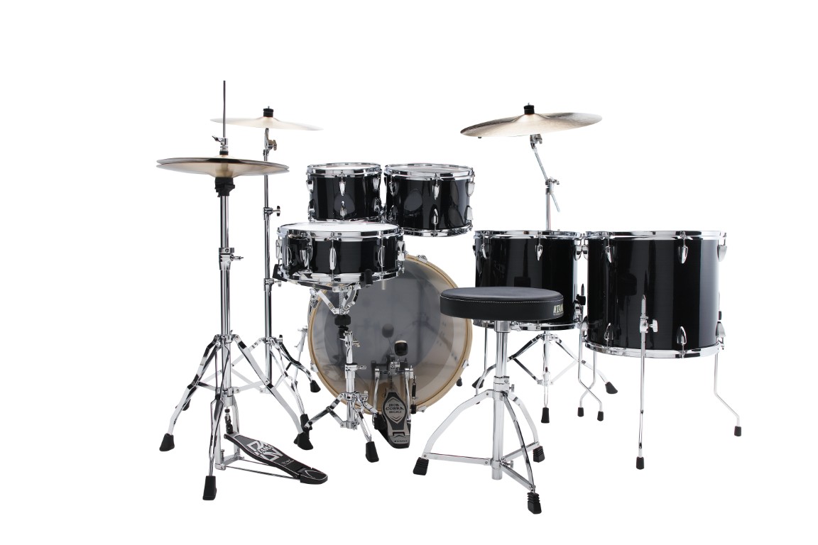 Tama Imperialstar 22'' - 6 FÛts Et + - Hairline Black - Rock drum kit - Variation 5