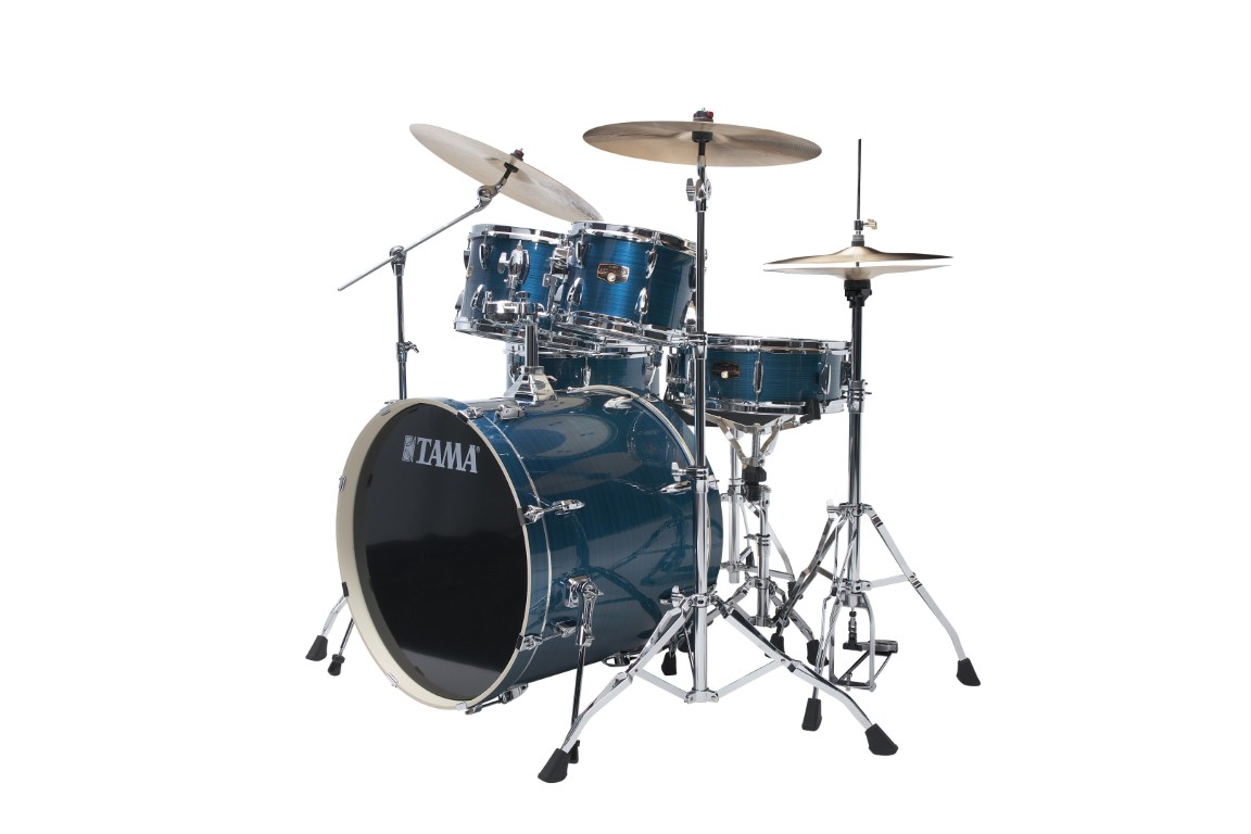 Tama Imperialstar 22'' - 6 FÛts Et + - Hairline Blue - Rock drum kit - Variation 6