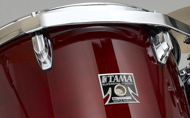 Tama Superstar Cl 5 Futs Shell Kit - 5 FÛts - Dark Red Sparkle - Standard drum kit - Variation 3