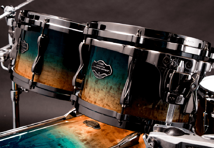 Tama Superstar Hyper-drive Limited Edition Ml52hlzbsg-fof - 5 FÛts - Figured Ocean Fade - Standard drum kit - Variation 2