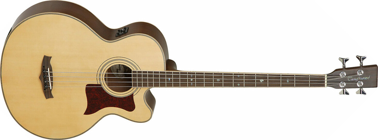 Tanglewood Tw155a Bass Premier Super Jumbo Cw - Natural Satin - Acoustic bass - Main picture