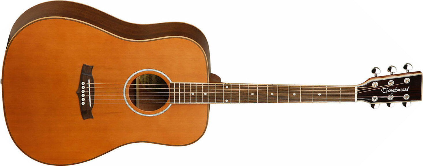 Tanglewood Tw28 Csn Evolution Dreadnought Cedre Acajou - Natural - Acoustic guitar & electro - Main picture