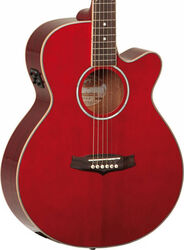 Electro acoustic guitar Tanglewood TSF CE R Evolution IV - Red