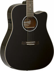 Folk guitar Tanglewood TW28 SLBK CE Evolution V - Black