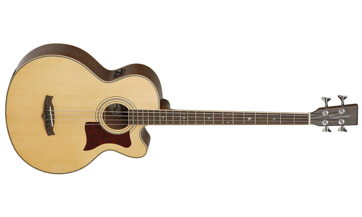 Tanglewood Tw155a Bass Premier Super Jumbo Cw - Natural Satin - Acoustic bass - Variation 1