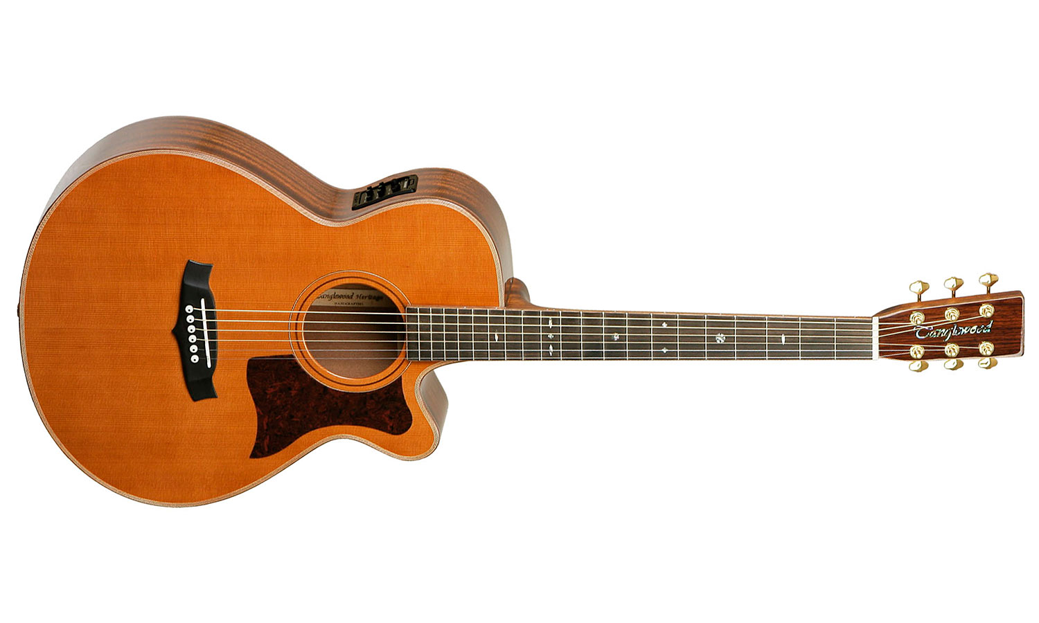 Tanglewood Tw45h E Heritage Super Folk 000 Cw Cedre Acajou - Acoustic guitar & electro - Variation 1