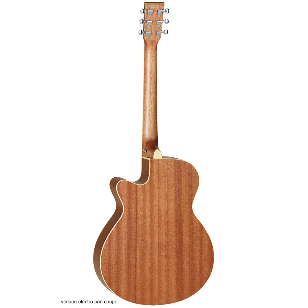 Tanglewood Tw9 Winterleaf Super Folk Auditorium Cedre Acajou Tec - Natural Satin - Acoustic guitar & electro - Variation 1