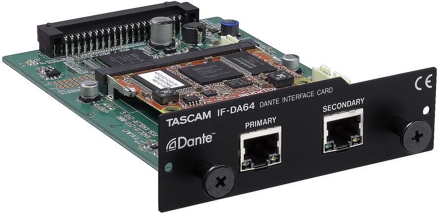 Tascam If-da64 Carte Dante Pour Da-6400 - Recorder in rack - Main picture