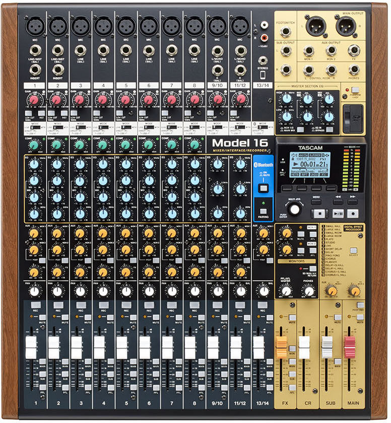 Tascam Model 16 - Analog mixing desk - Main picture