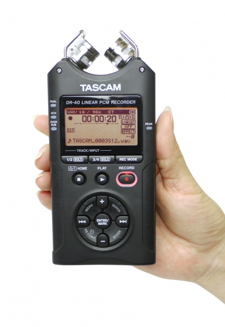 Tascam Dr40 - Portable recorder - Variation 2