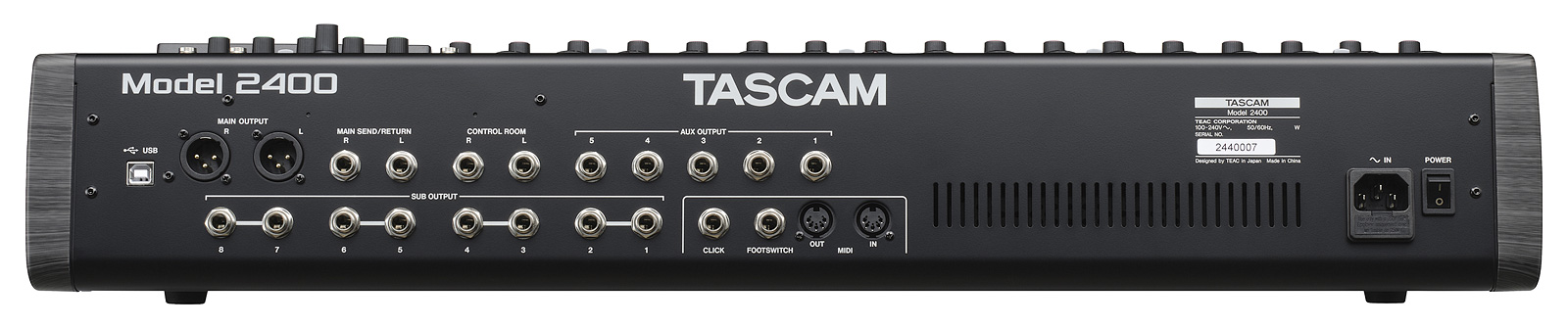Tascam Model 2400 - Analog mixing desk - Variation 6