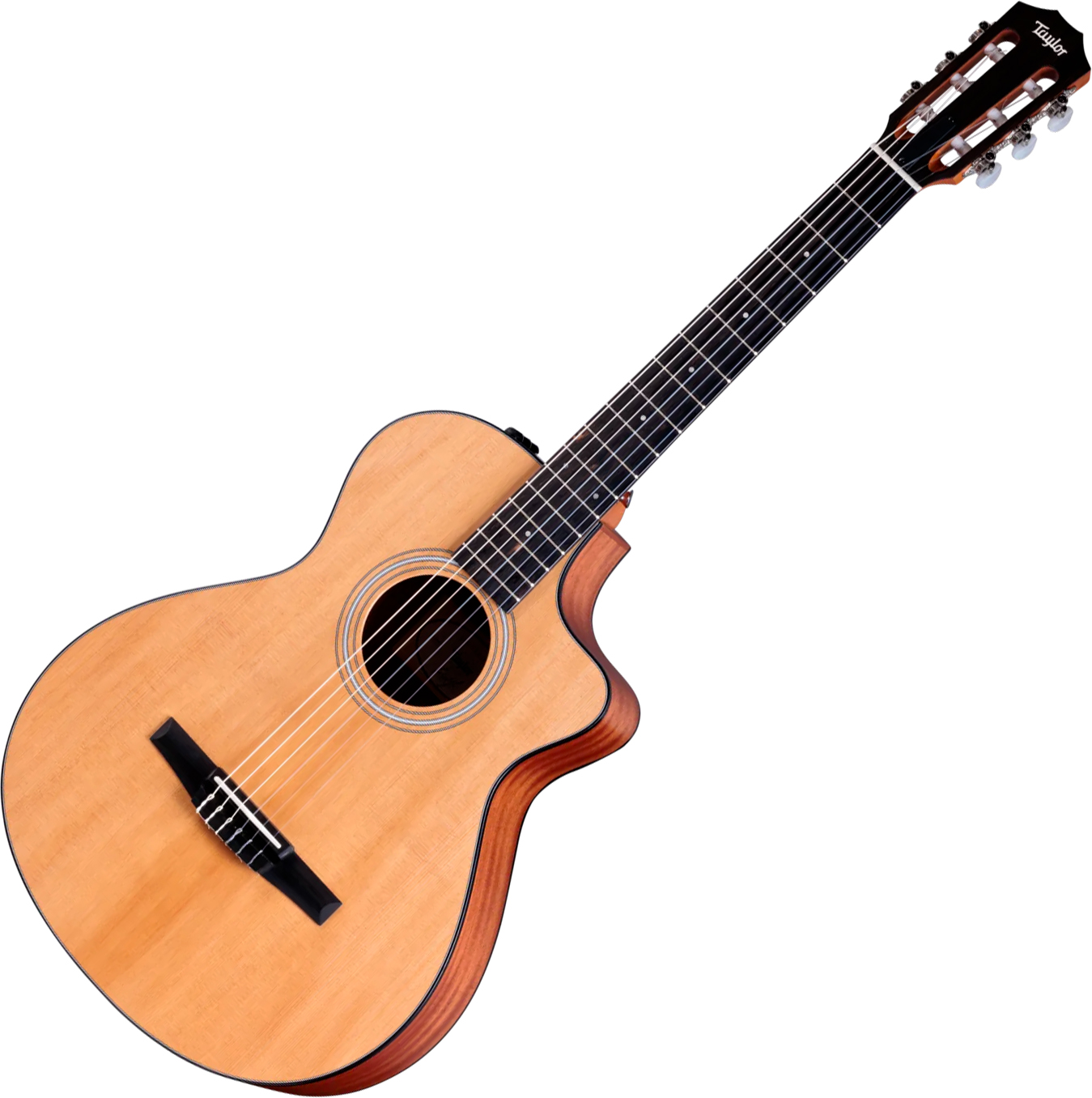 Taylor 112ce-n Grand Concert Cw Nylon Epicea Sapele Eb Esn - Natural Matte - Classical guitar 4/4 size - Variation 7