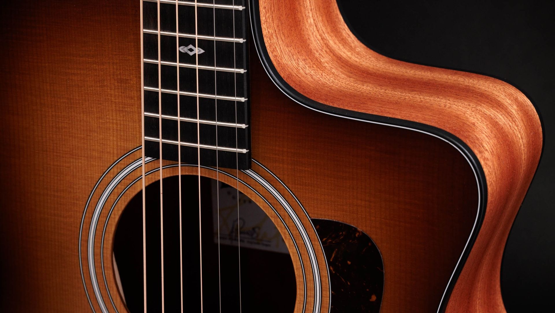 Taylor 114ce Seb Sunset Blvd Grand Auditorium Cw Epicea Sapele Eb Es2 - Shaded Edgeburst Top - Folk guitar - Variation 2