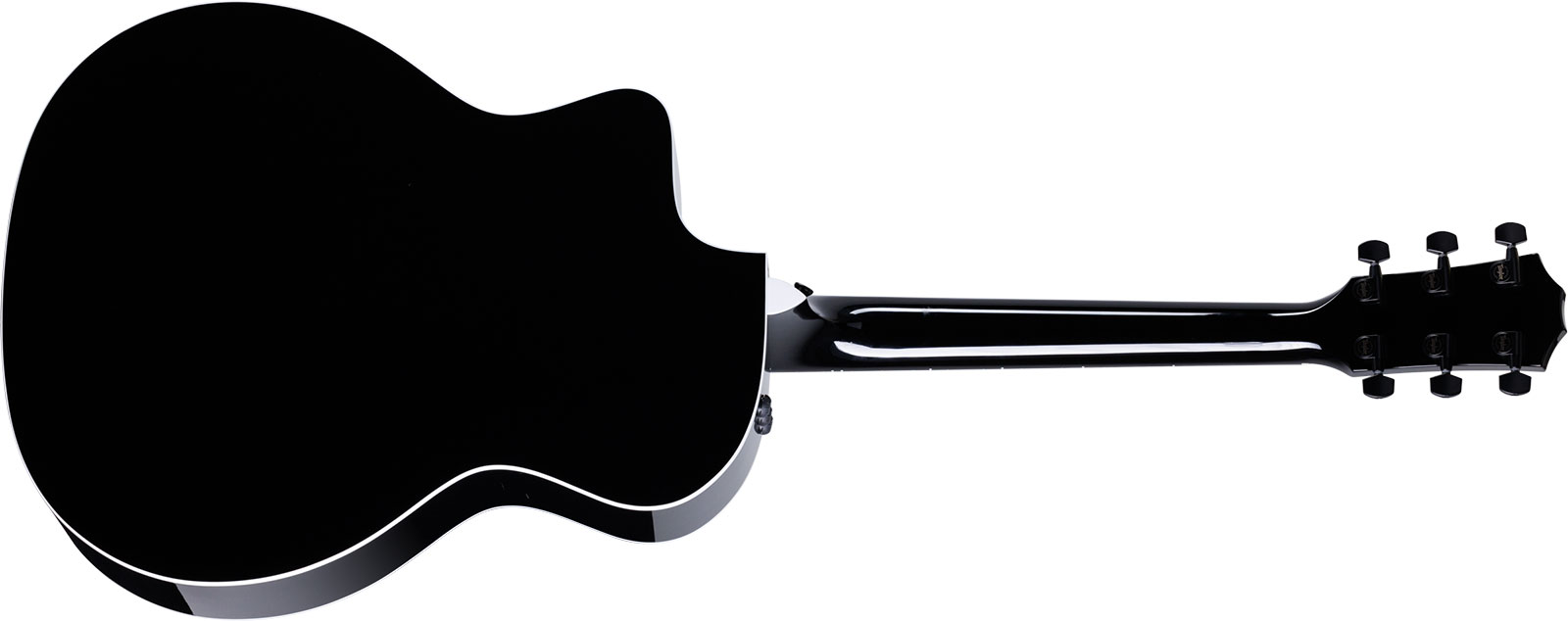 Taylor 214ce-blk Plus 2024 Grand Auditorium Cw Epicea Palissandre Eb Es2 - Black - Electro acoustic guitar - Variation 1