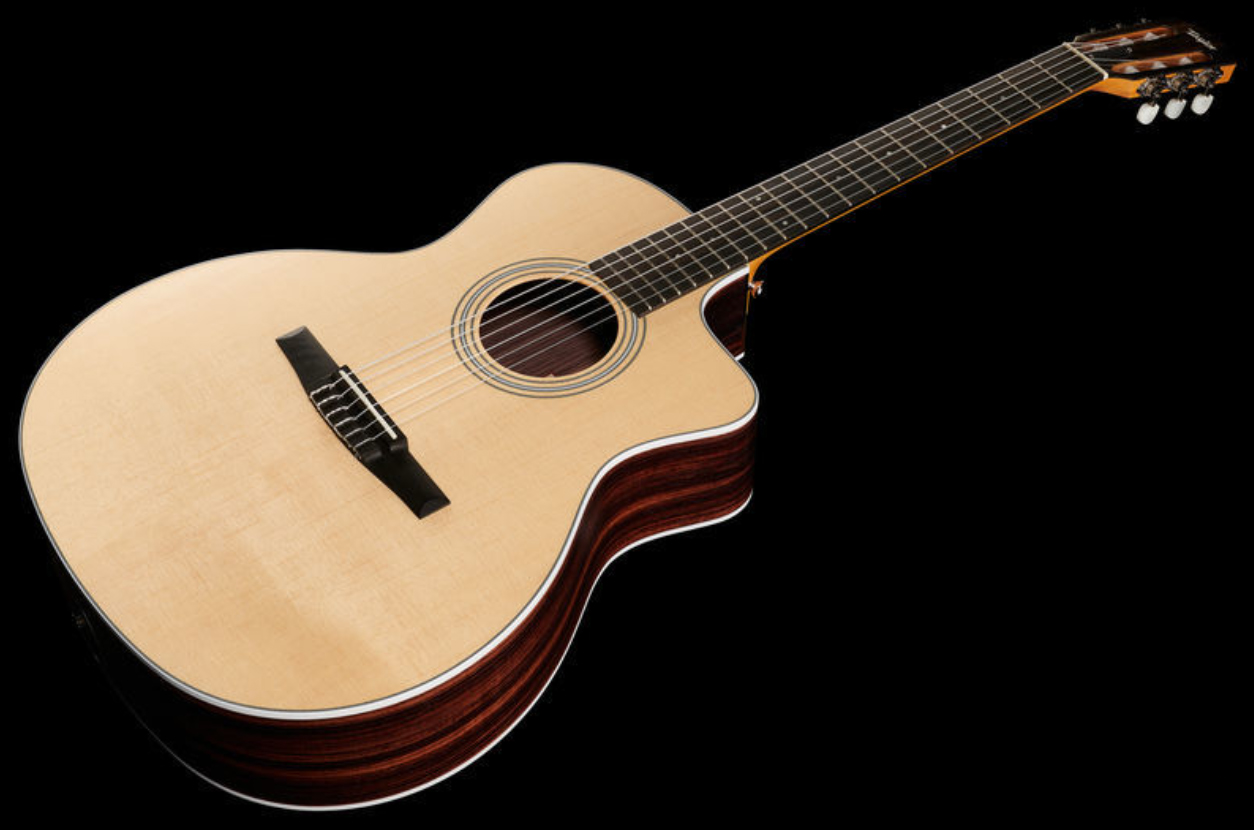 Taylor 214ce-n Grand Auditorium Cw Epicea Palissandre Eb Esn - Natural - Classical guitar 4/4 size - Variation 2