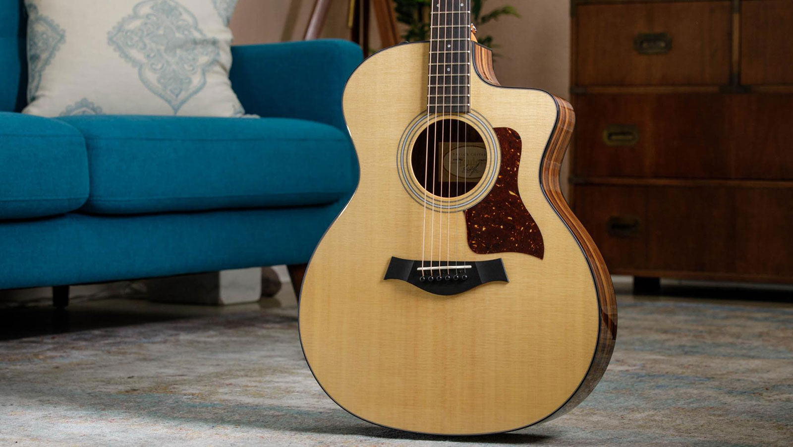 Taylor 214ce Plus Lh Grand Auditorium Cw Gaucher Epicea Palissandre Eb Es2 - Natural - Folk guitar - Variation 2
