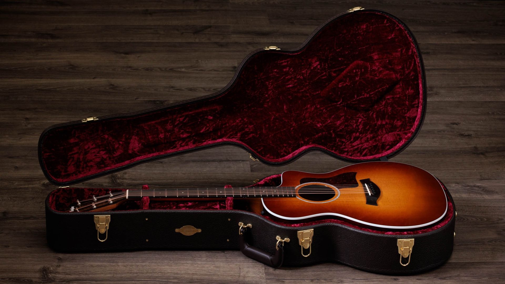 Taylor 214ce Plus Special Edition Grand Auditorium Cw Epicea African Ziricote Eb Es2 - Shaded Edge Burst - Folk guitar - Variation 7