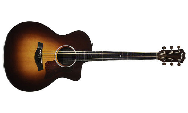 Taylor 214ce-sb Dlx Gold Hardware Grand Auditorium Cw Epicea Palissandre Eb Es2 - Tobacco Sunburst - Electro acoustic guitar - Variation 1