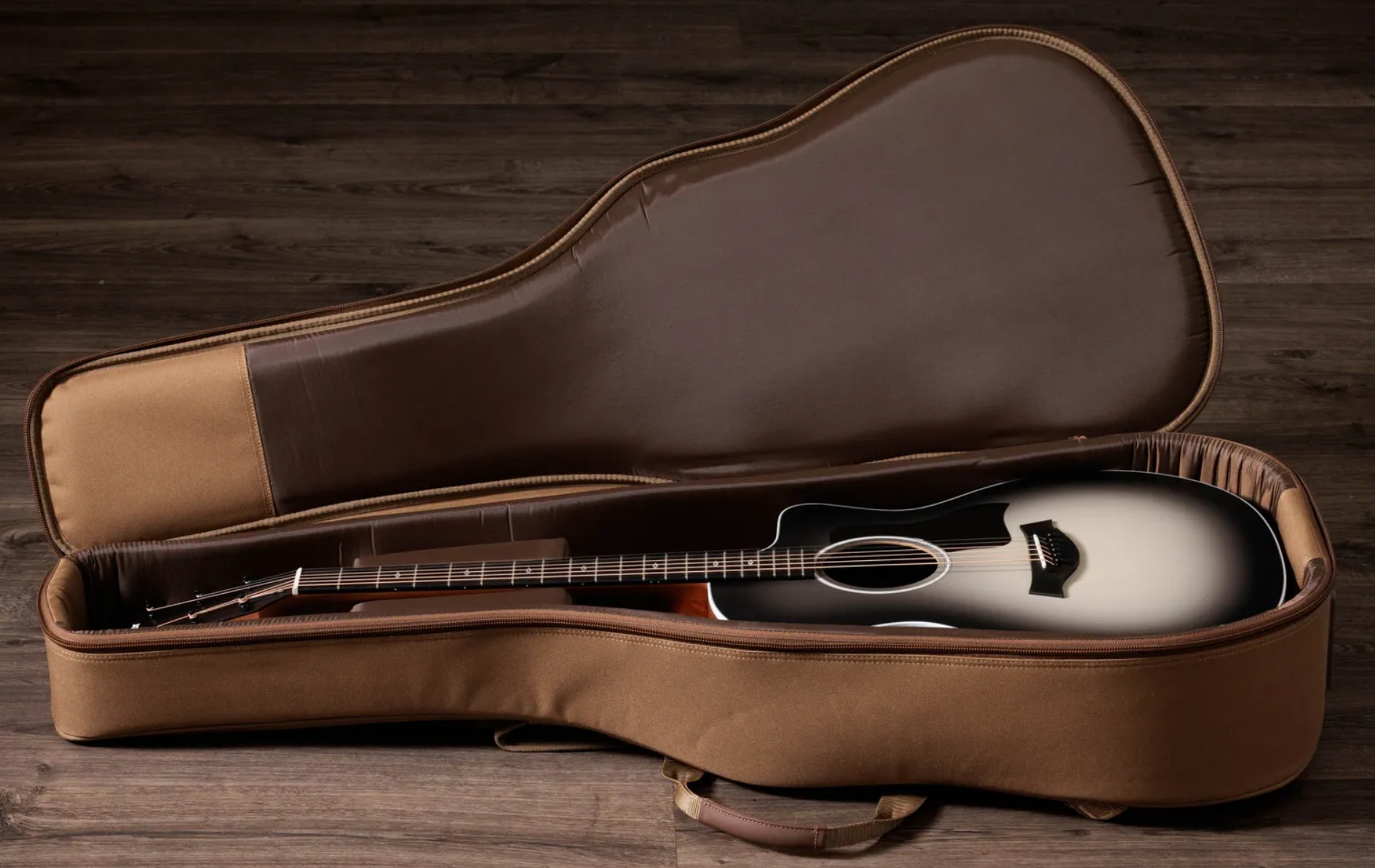 Taylor 214ce Sunset Blvd Mex Grand Auditorium Cw Epicea Noyer Eb Es2 - Eclipse Burst - Folk guitar - Variation 6