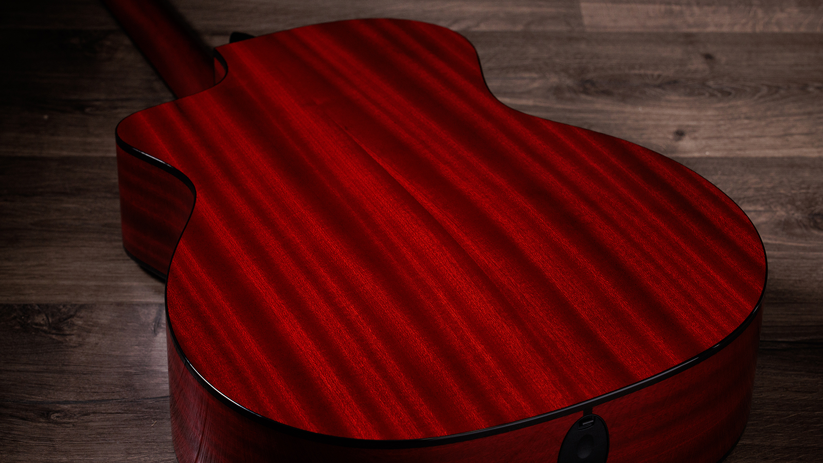 Taylor 224ce Plus Special Edition Grand Auditorium Cw Acajou Sapele Eb Es2 - Trans Red - Folk guitar - Variation 6