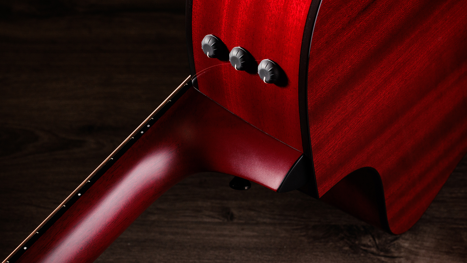 Taylor 224ce Plus Special Edition Grand Auditorium Cw Acajou Sapele Eb Es2 - Trans Red - Folk guitar - Variation 7
