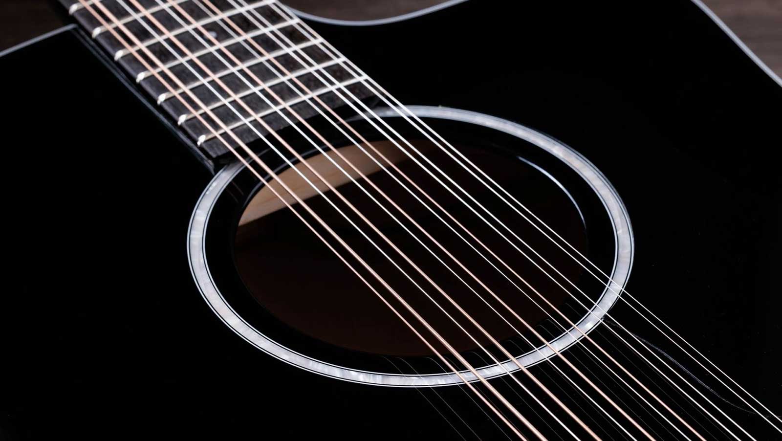 Taylor 250ce-blk Plus Dreadnought Cw 12c Epicea Erable Eb Es2 - Black - Folk guitar - Variation 2