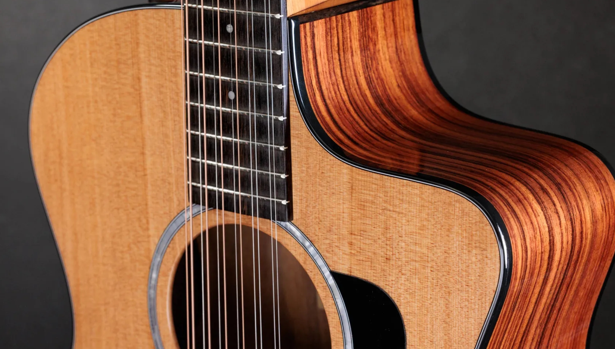 Taylor 254ce Plus Grand Auditorium Cw 12c Epicea Noyer Eb Es2 - Natural - Folk guitar - Variation 4