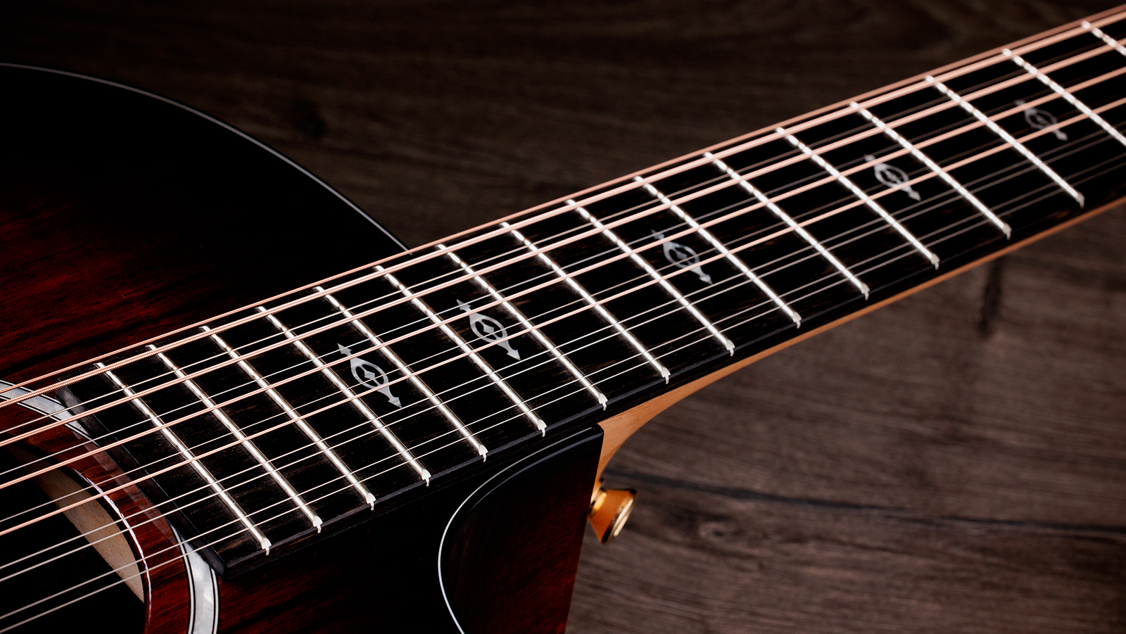 Taylor 264ce-k Dlx Grand Auditorium Cw 12c Tout Koa Eb Es2 - Shaded Edge Burst - Folk guitar - Variation 5