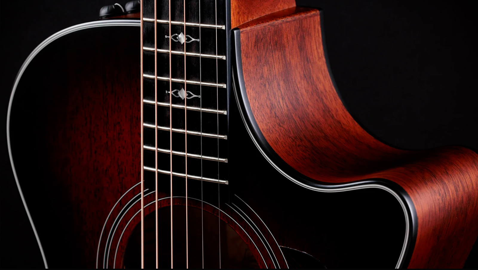 Taylor 322ce 12-fret Grand Concert 2026 Cw Tout Acajou Eb Es2 - Natural - Folk guitar - Variation 2