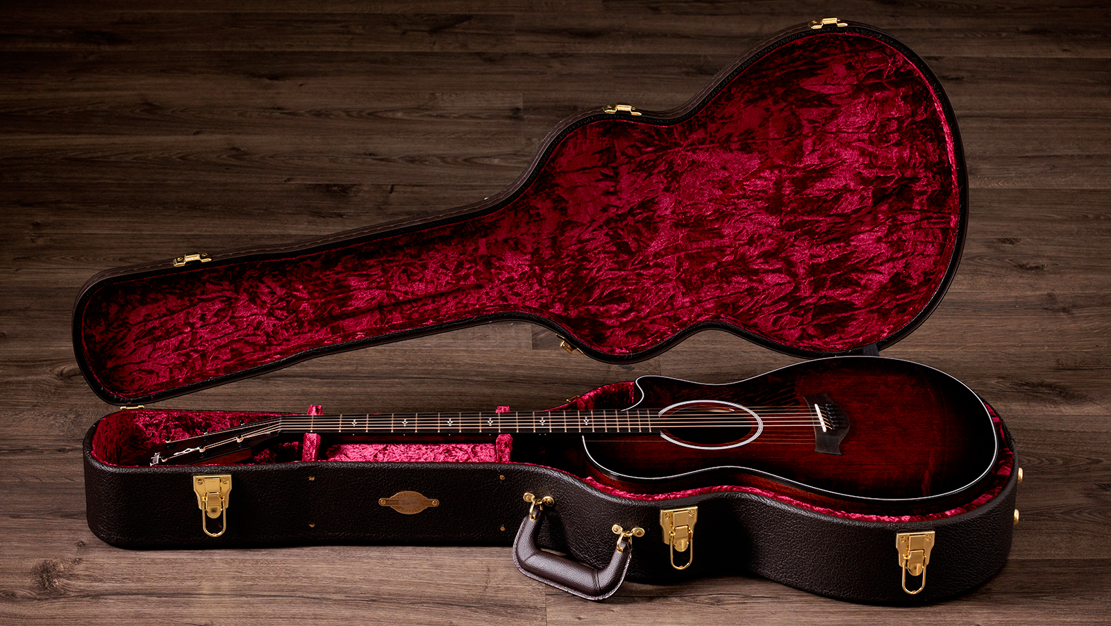 Taylor 322ce Next Gen. Grand Concert Cw Shsc Acajou Sapele Eb Claria - Medium Brown Stain - Folk guitar - Variation 7
